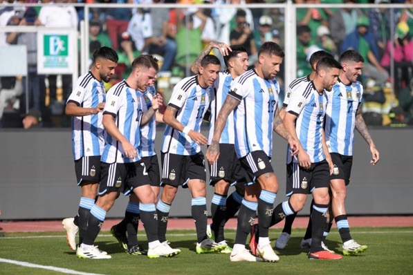Sin Lionel Messi, la Selección Argentina, arrolló en la altura de La Paz a&nbsp;Bolivia