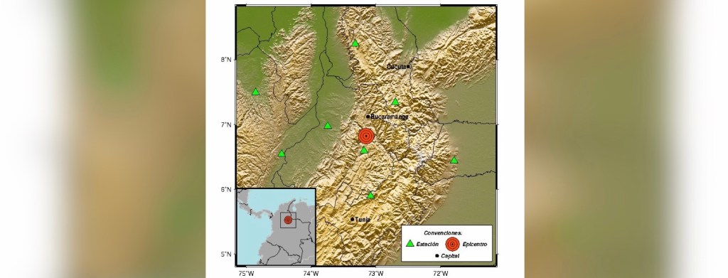 Atención: Tres temblores se sintieron en la madrugada de este jueves en cinco&nbsp;departamentos