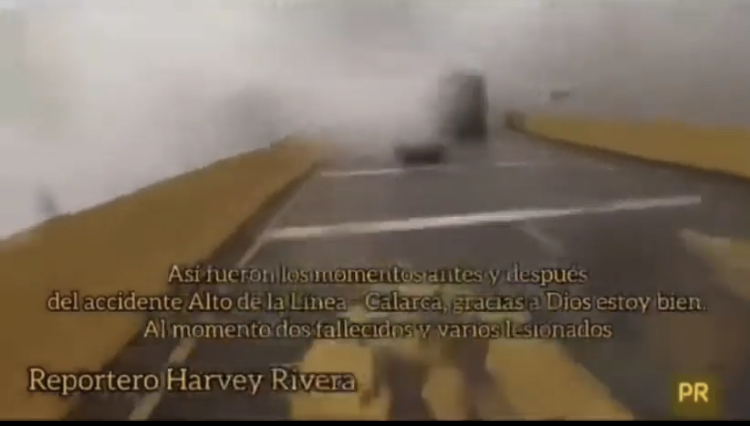 Video: Así fue el accidente en La Línea que dejó dos muertos y 12&nbsp;heridos