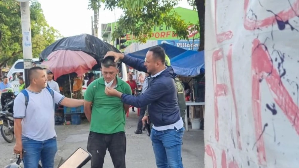 Video: Este fue el momento de la captura Harold Andrés Echeverry, sindicado del asesinato de Michelle Dayana&nbsp;González