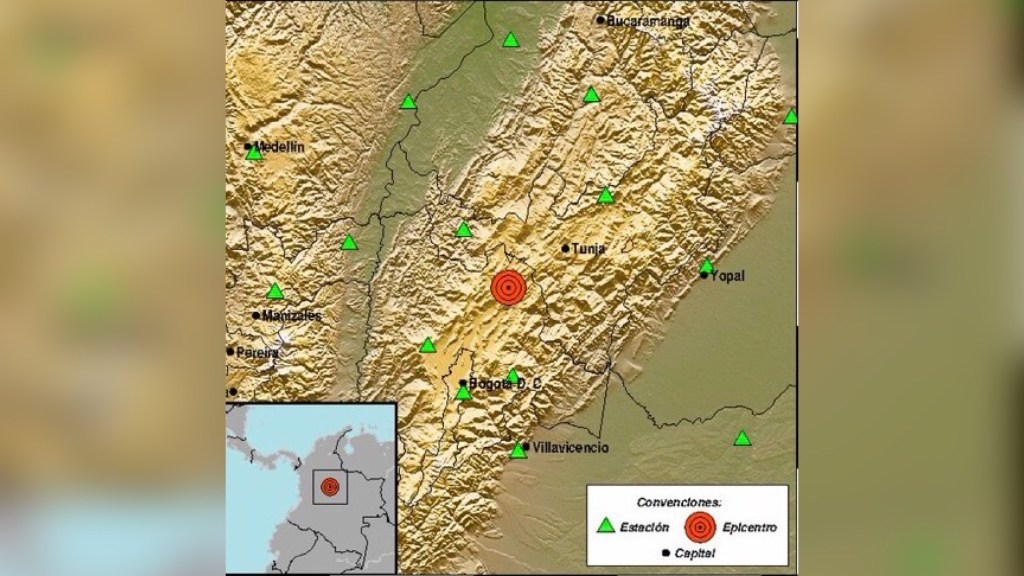 ¿Lo sintió? Tembló en la madrugada de este lunes en&nbsp;Cundinamarca