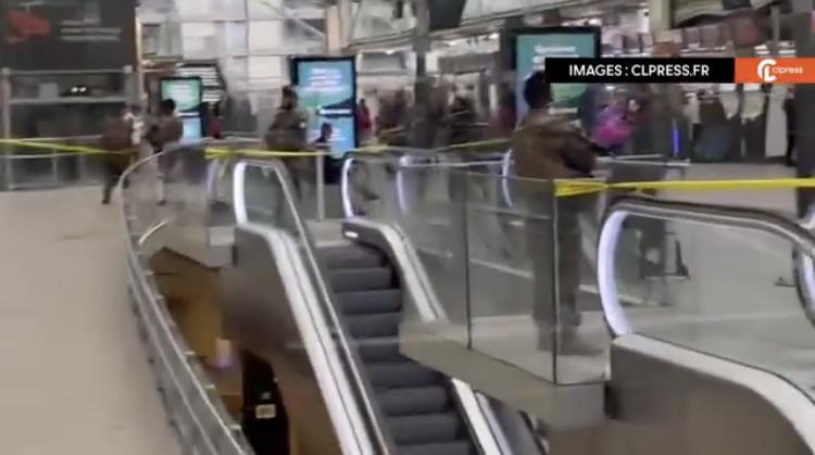 Atención: Ataque con cuchillo y martillo deja tres personas heridas, una de gravedad, en estación de tren en&nbsp;Francia