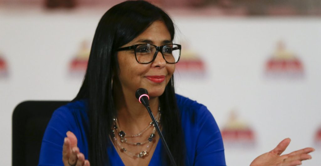 Venezuela: Delcy Rodríguez a María Corina Machado: “Cobarde, sal y da la cara si te la das de&nbsp;bravucona”