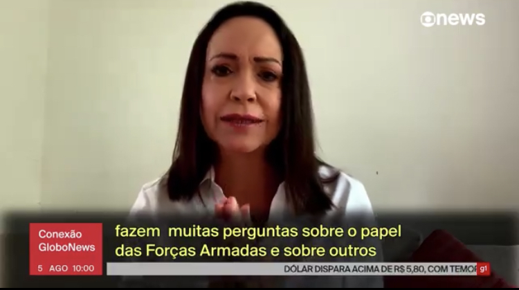 Venezuela: María Corina Machado hizo un llamado a las Fuerzas Armadas e insistió en una “transición&nbsp;pacífica”