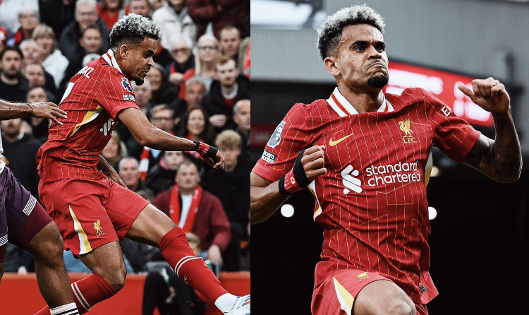 Video: Con golazo y asistencia, Luis Díaz celebró sus 100 partidos con el&nbsp;Liverpool