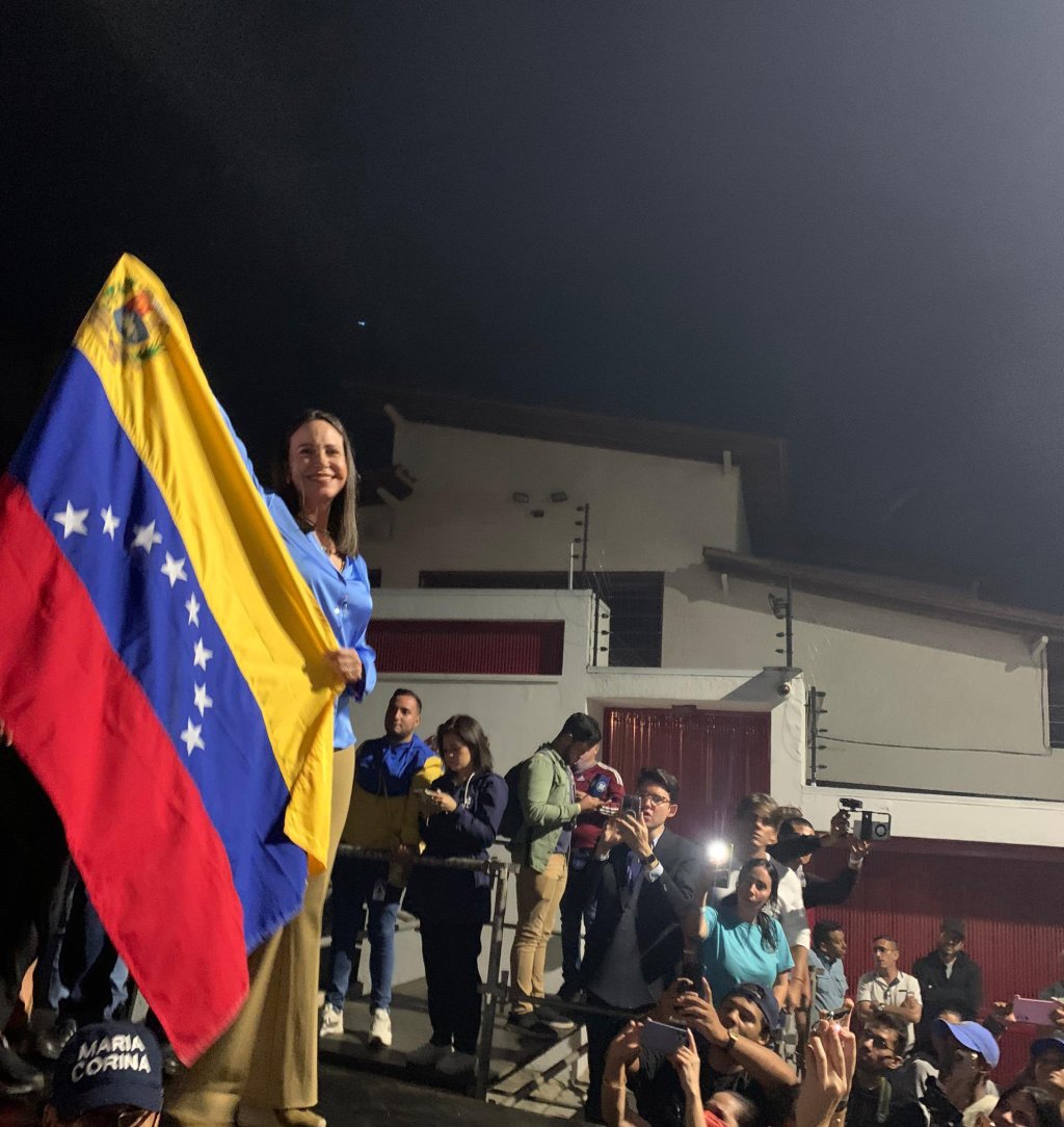 Venezuela: Premio Nobel de Paz, María Corina Machado, agradece apoyo de aliados latinoamericanos en «una lucha justa, legítima e irreversible»