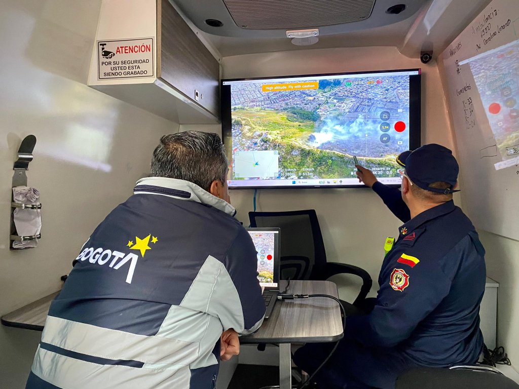 Emergencias en Bogotá por varios incendios forestales reportan los&nbsp;bomberos