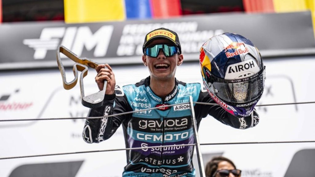Histórico: El colombo-español David Alonso se coronó campeón mundial de&nbsp;Moto3