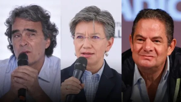 Sergio Fajardo, Claudia López y Germán Vargas lideran intención de voto presidencial, favorabilidad de Petro en un 35&nbsp;%