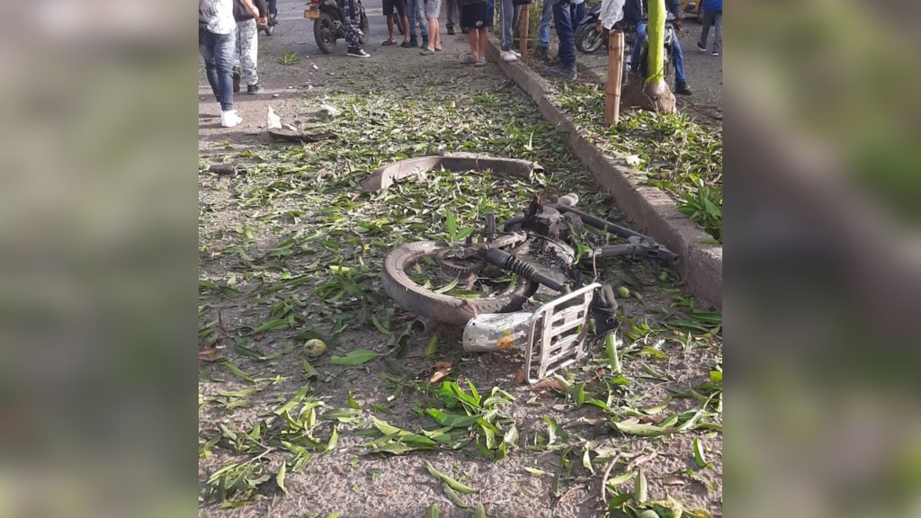 Atención: 13 heridos por moto cargada con explosivos en&nbsp;Jamundí