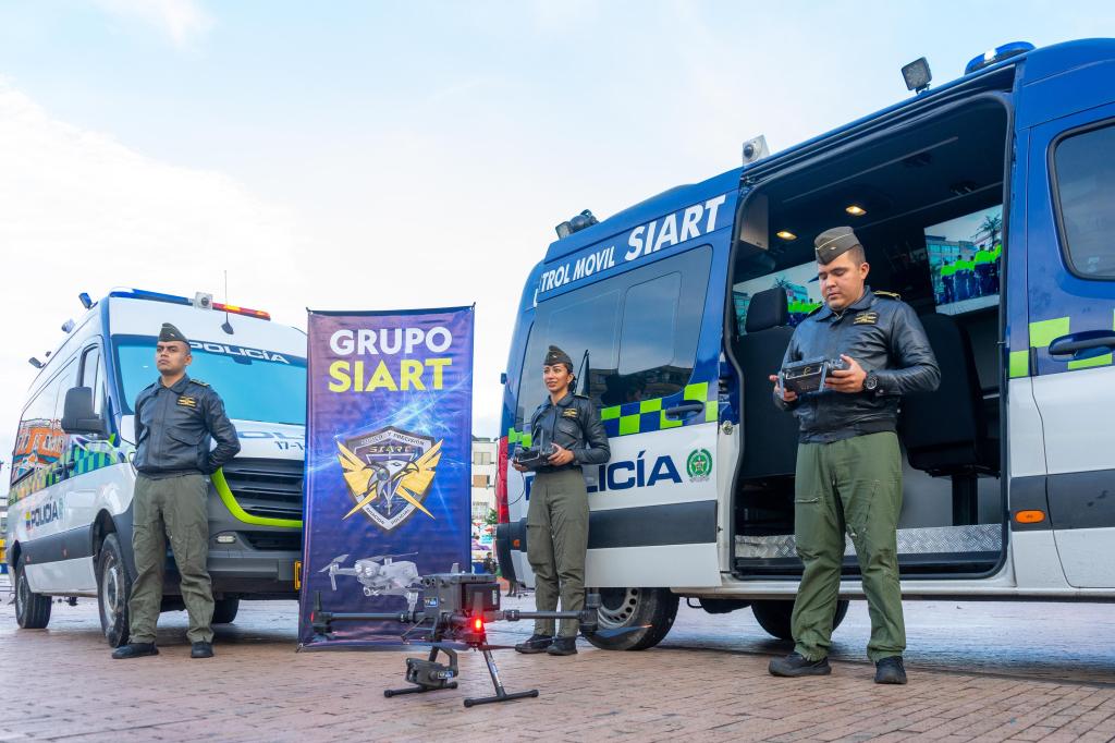 Con drones, helicópteros y más policías se reforzará la seguridad en tres puntos neurálgicos del centro de&nbsp;Bogotá