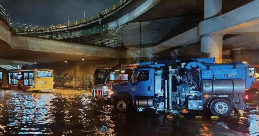 Emergencia en Bogotá: 44 llamadas al 123 tras fuerte&nbsp;aguacero
