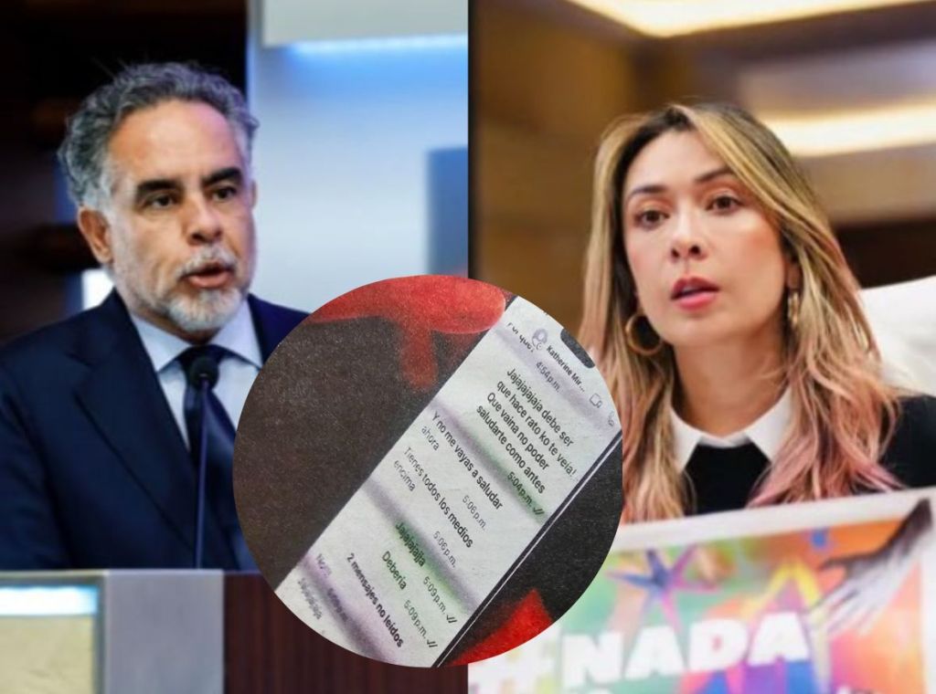 «No me vayas a saludar ahora… Tienes todos los medios encima», Katherin Miranda se refiere a mensaje de chat con Armando&nbsp;Benedetti