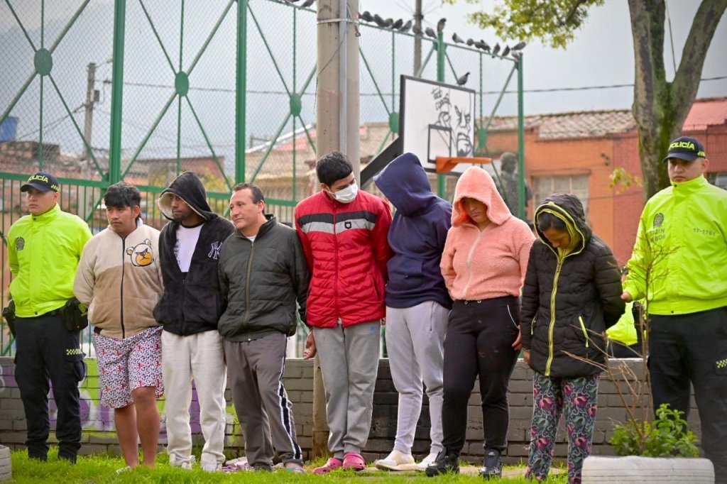 Bogotá: Capturan ocho personas vinculadas a ‘Los Venecos’ en el barrio San&nbsp;Bernardo