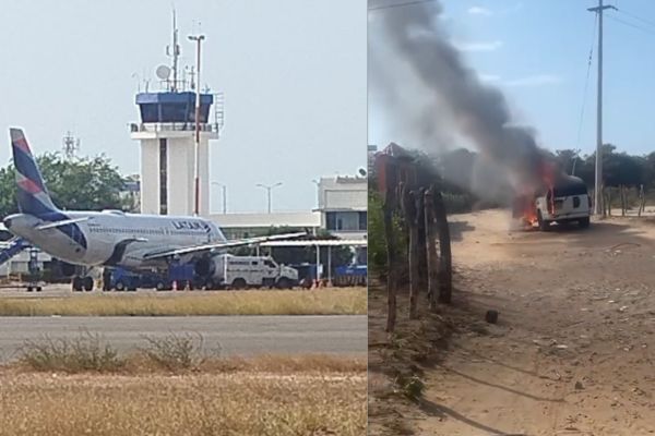 Robo cinematográfico a carro de valores en la pista del aeropuerto de Riohacha, dos&nbsp;capturados
