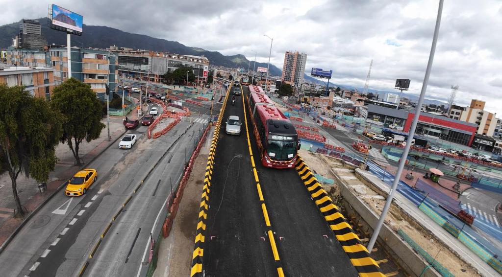 Este es el nuevo puente vehicular en la Avenida Suba sobre la calle 100 que beneficia a más de 482.000&nbsp;personas&nbsp;