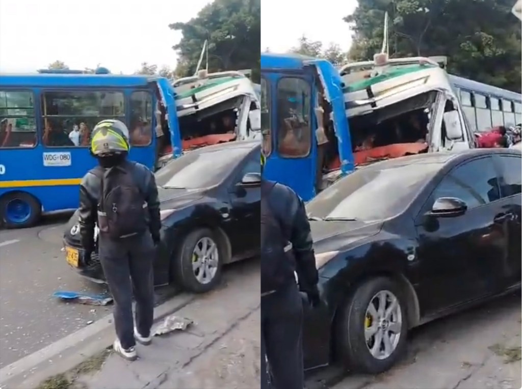 Atención: Grave choque múltiple en la Boyacá con Primero de Mayo deja cerca de 30&nbsp;heridos