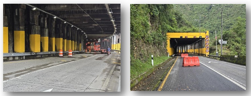 Información de servicio: A partir de hoy y durante tres meses habrá cierre total en el túnel Quebrada Blanca sentido Bogotá –&nbsp;Villavicencio