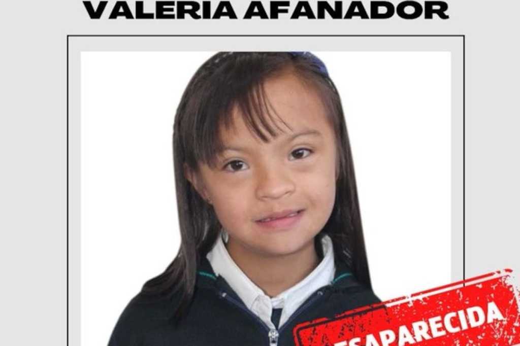 Urgente: Encuentran sin vida a Valeria Afanador menor desaparecida desde el pasado 12 de agosto en Cajicá,&nbsp;Cundinamarca