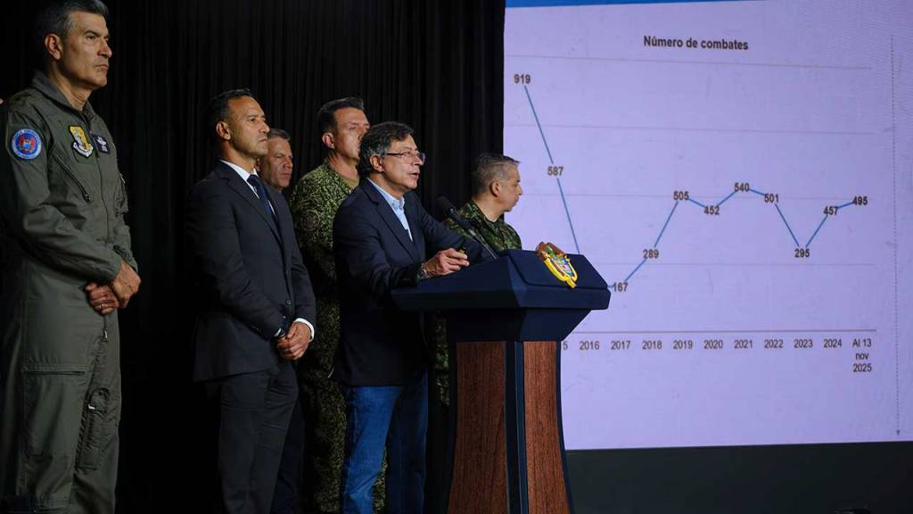 Petro notificó que bombardeos continuarán y denunció que estructuras criminales reclutan menores para evitar&nbsp;operativos