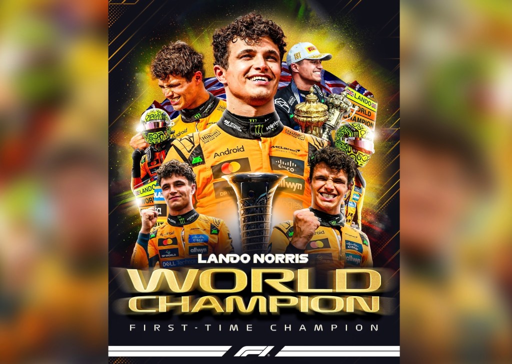 Lando Norris, destrona a Max Verstappen y se corona campeón del mundo de la Fórmula&nbsp;1